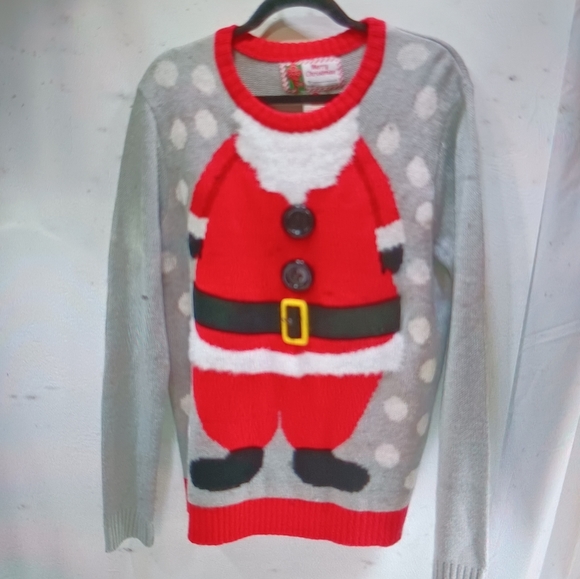 Merry Christmas Sweaters - New Merry Christmas  sweater large ugly sweater cute Santa sweater.